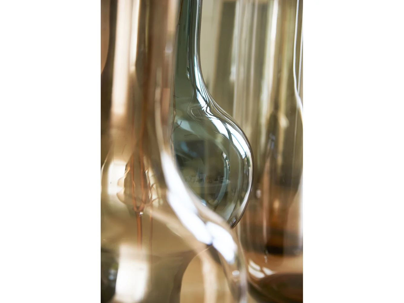 Vase KAELA - Ø25,5x47cm - Gris