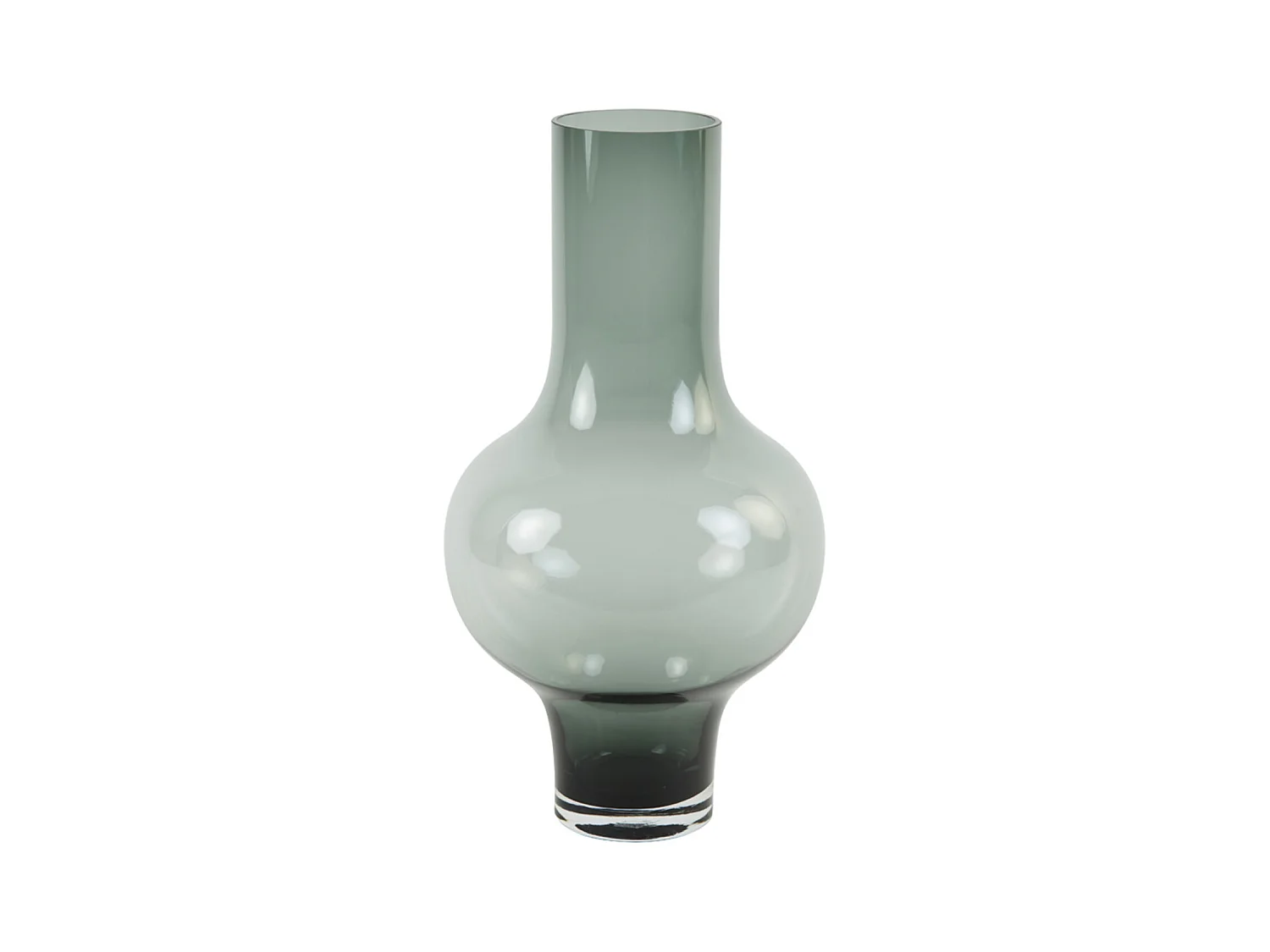 Vase KAELA - Ø25,5x47cm - Gris
