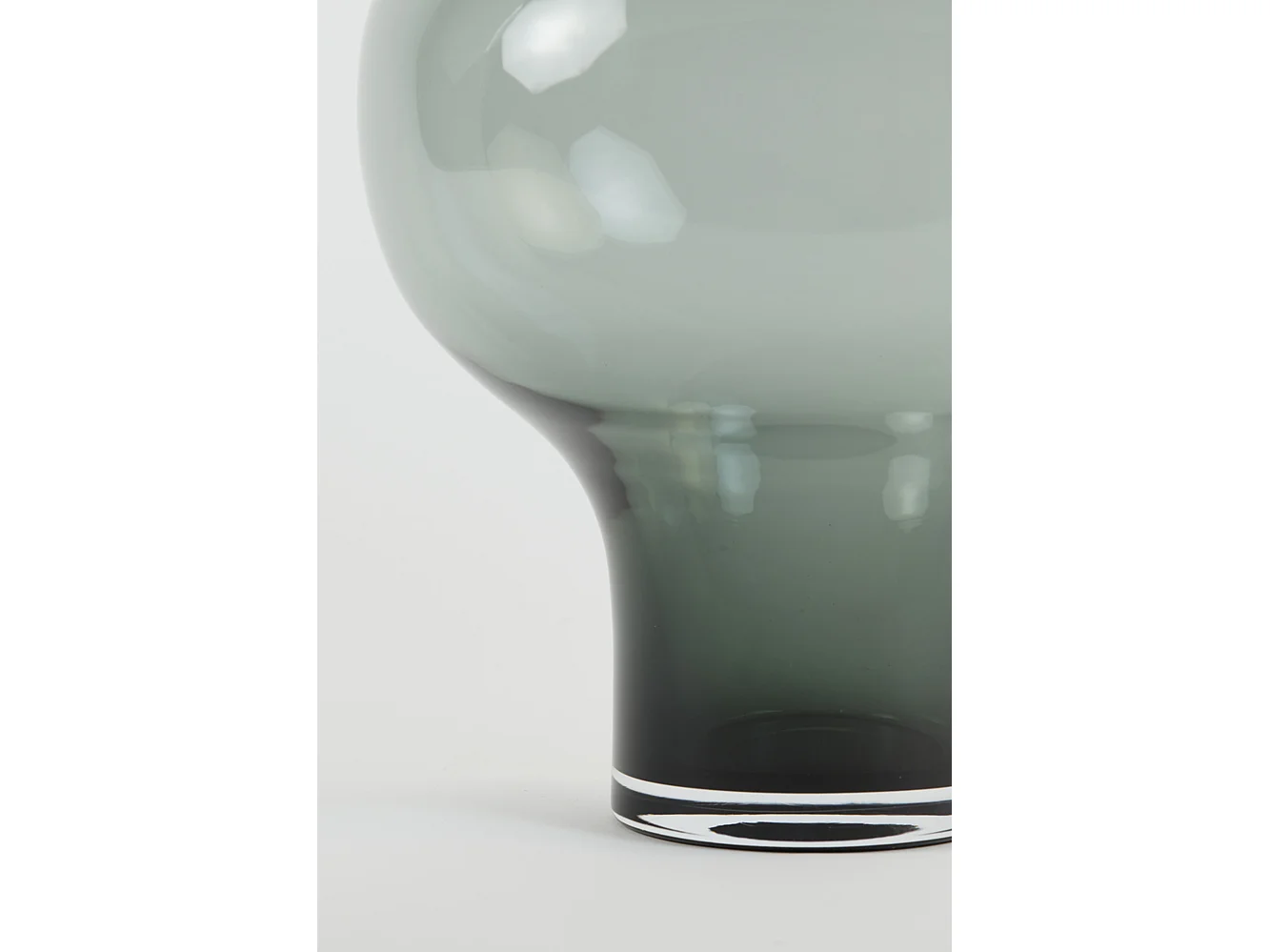 Vase KAELA - Ø25,5x47cm - Gris