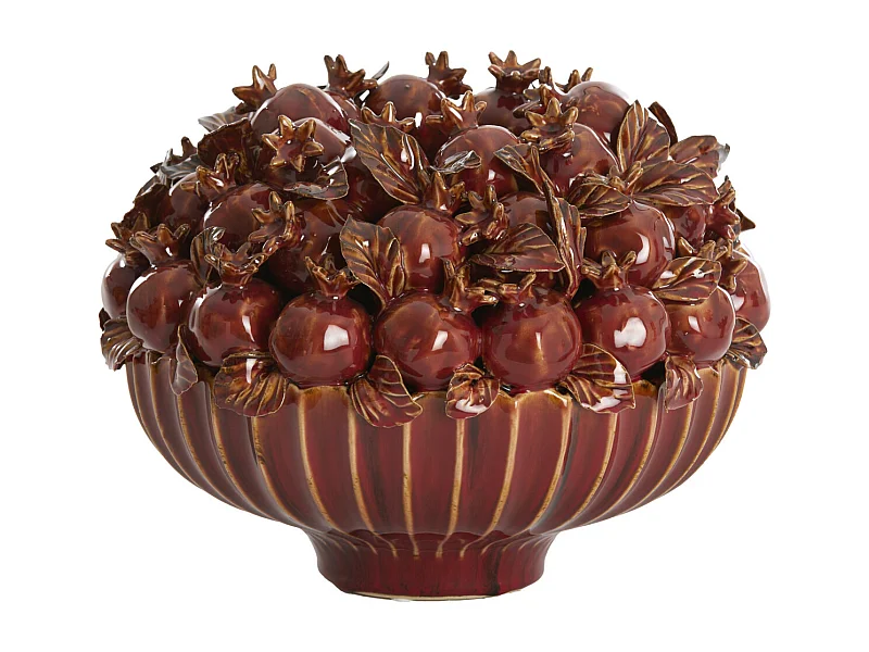 Vase GRENADE - Ø28,5x23cm - Rouge