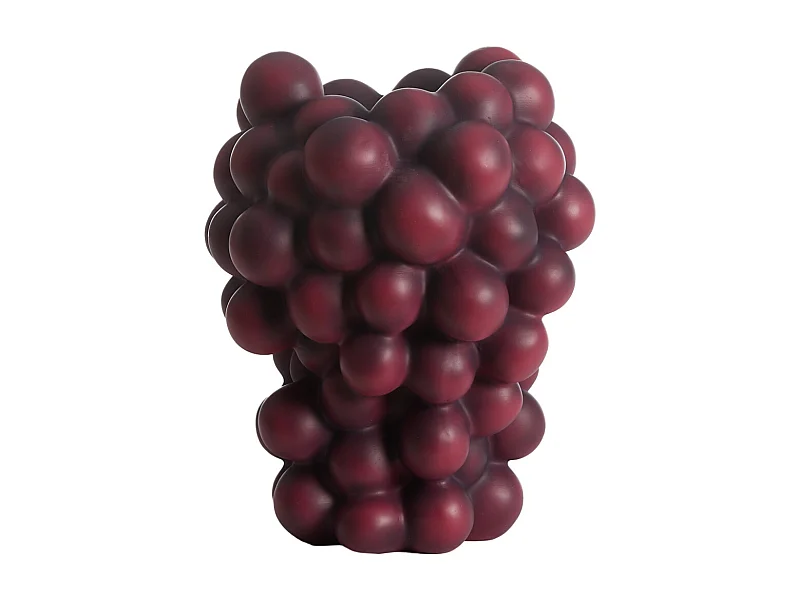 Vaas GRAPES - 21x20x25.5cm - Rood