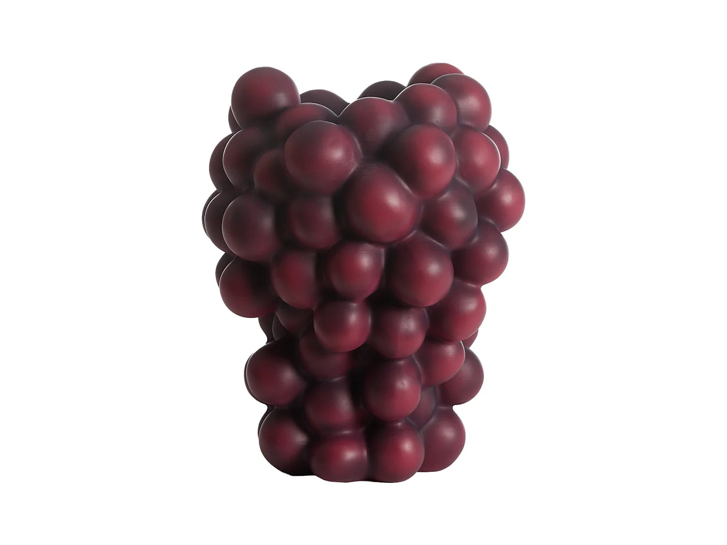 Vase RAISINS - 21x20x25,5cm - Rouge