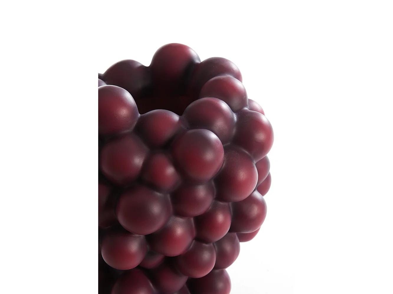 Vase RAISINS - 21x20x25,5cm - Rouge