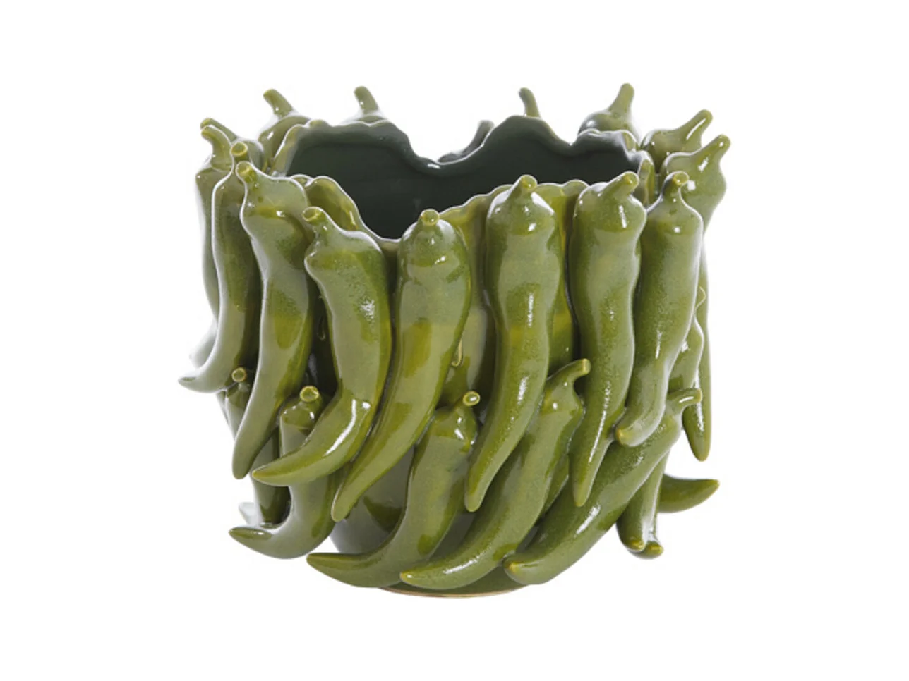 Vase PEPPER - 25,5x24,5x20,5cm - Vert