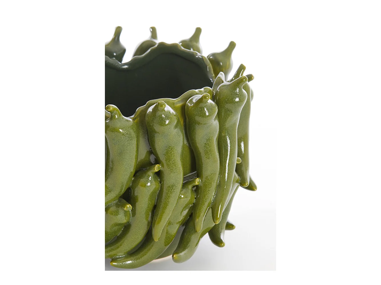 Vase PEPPER - 25,5x24,5x20,5cm - Vert