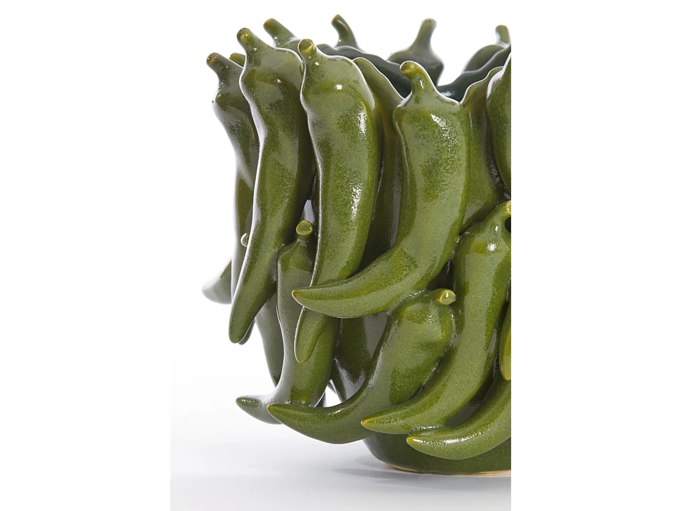 Jarrón PEPPER - 25,5x24,5x20,5cm - Verde