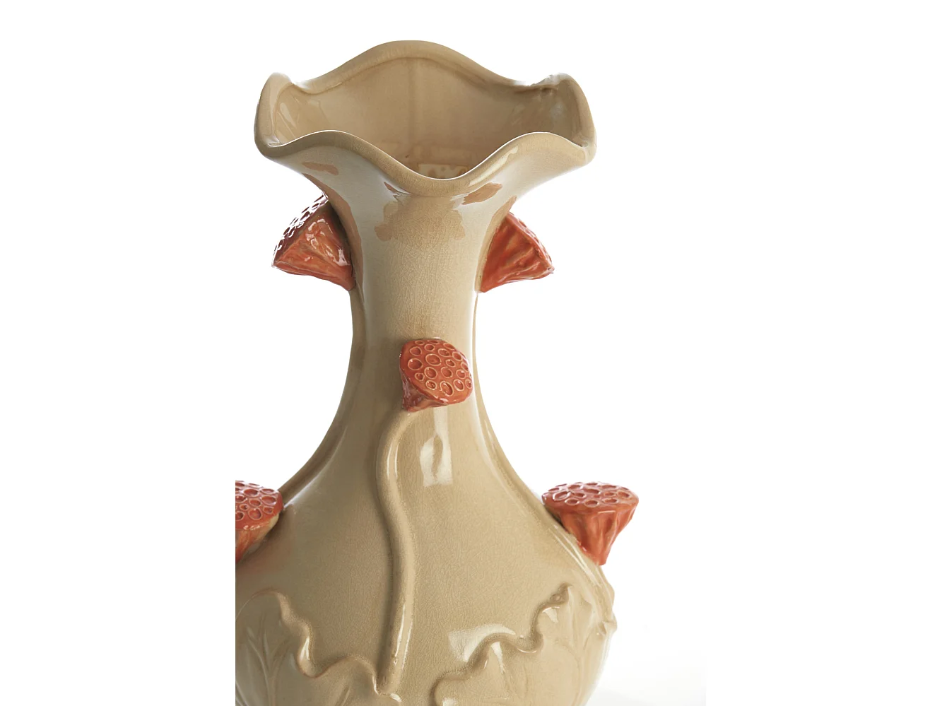 Vaas ODALI - Ø24x40cm - Wit