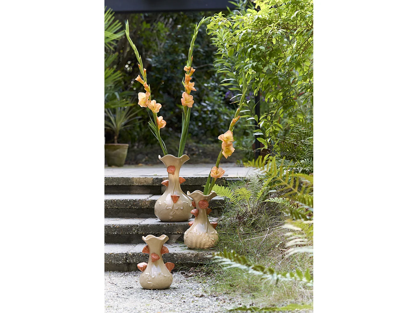 Vaas ODALI - Ø24x40cm - Wit