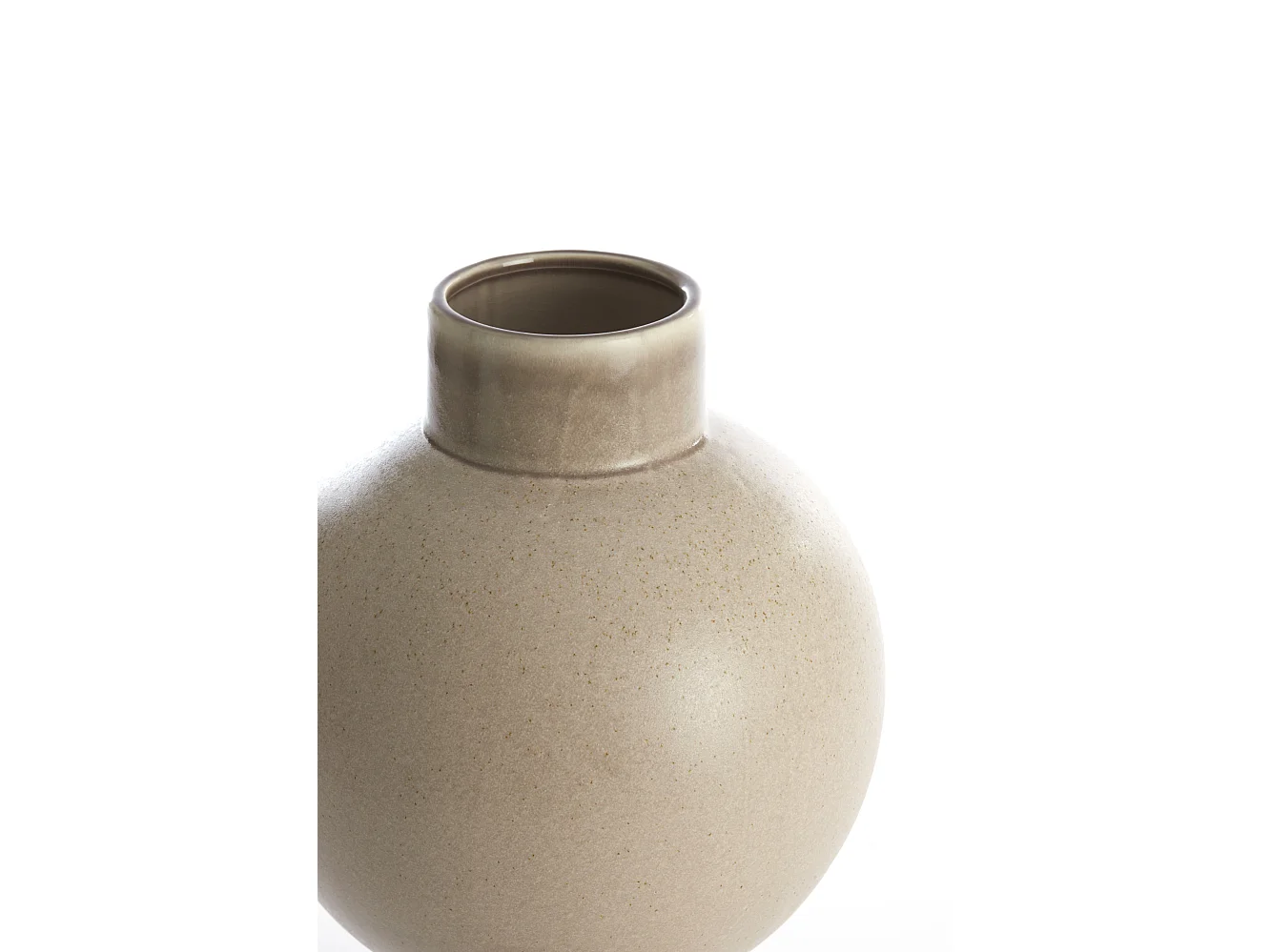 Jarrón ZELATA - Ø28x38cm - Marrón