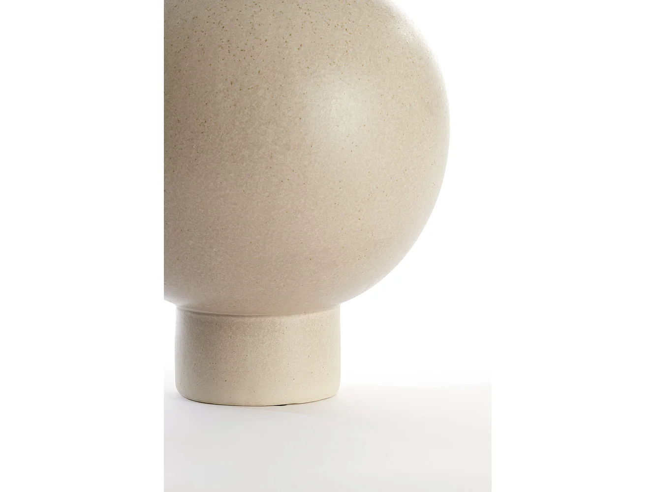 Jarrón ZELATA - Ø28x38cm - Marrón