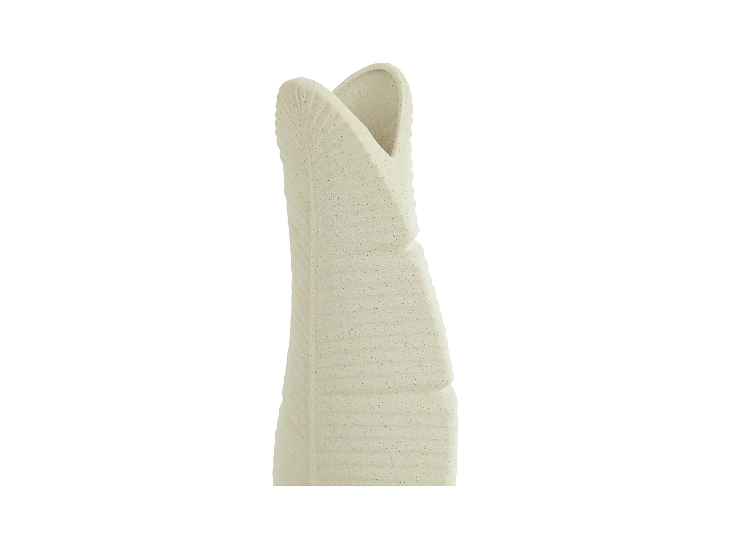 Vase LOU - 19x11x46,5cm - Weiß