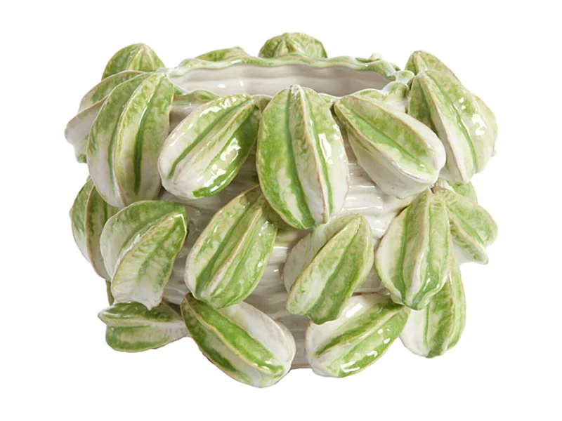 Vaas CARAMBOLA - 33.5x33x23cm - Wit