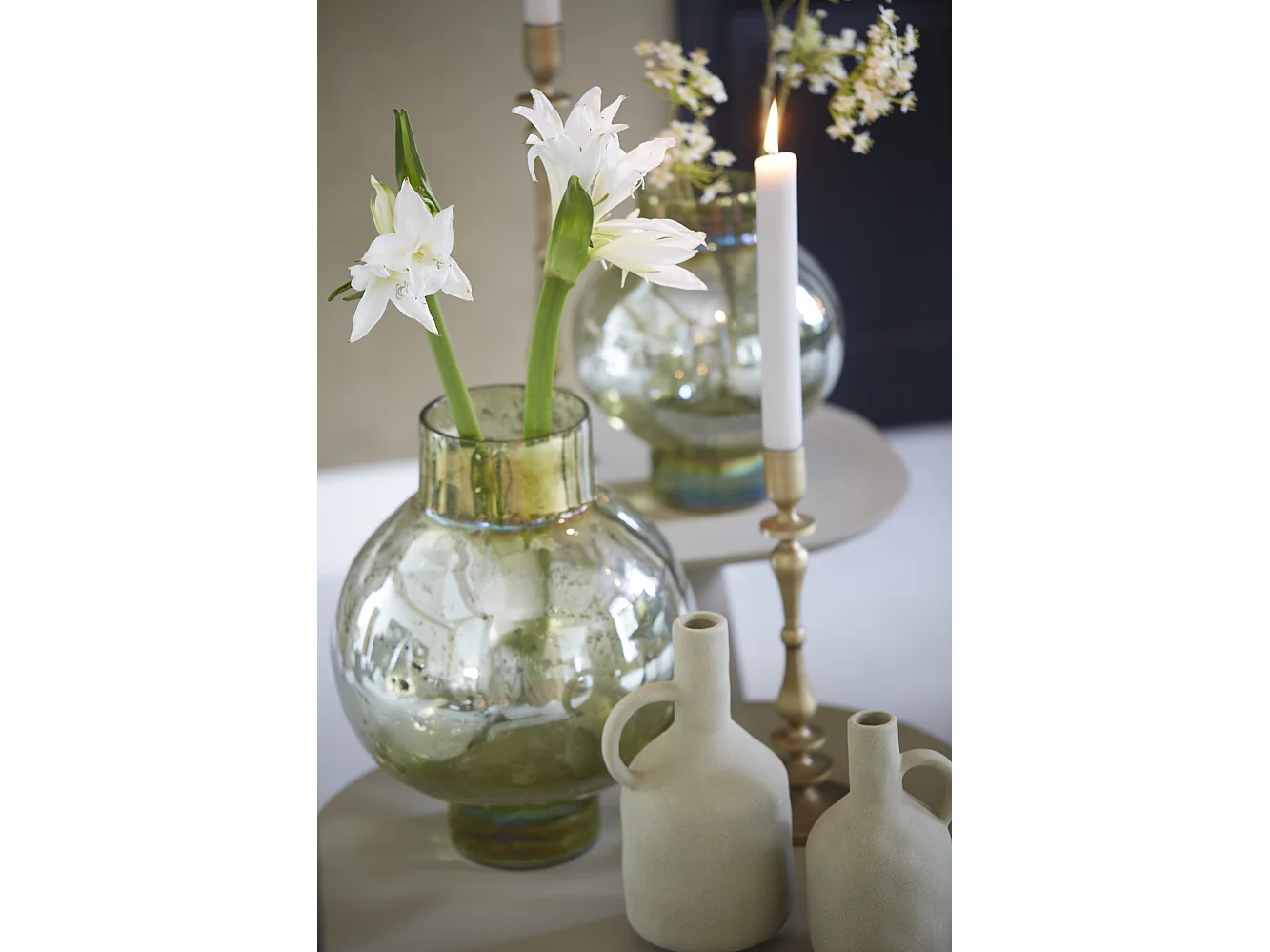 Vase DUSIT - Ø31x38cm - Vert