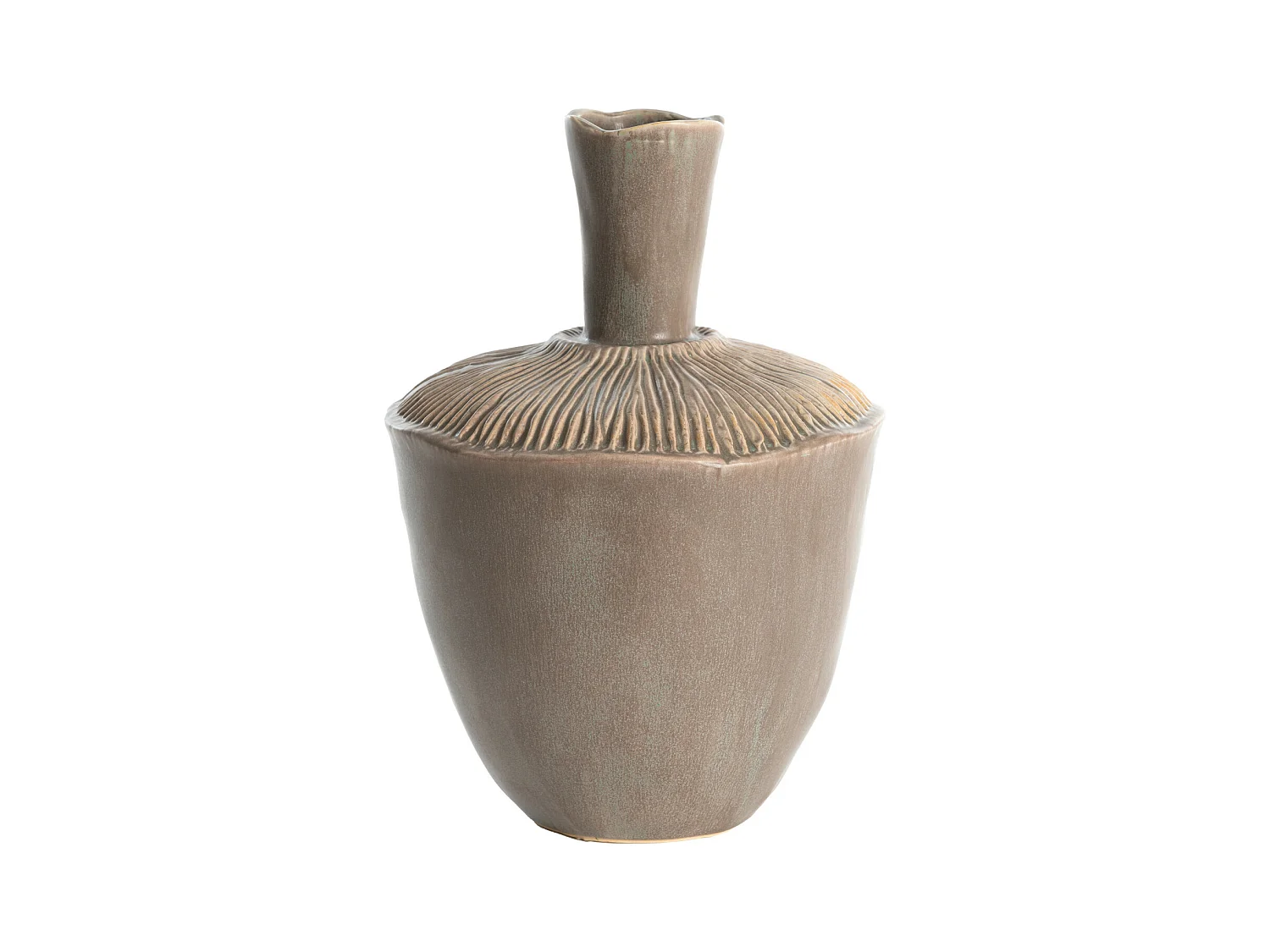 Vase NEIRA - Ø20x29cm - Marron