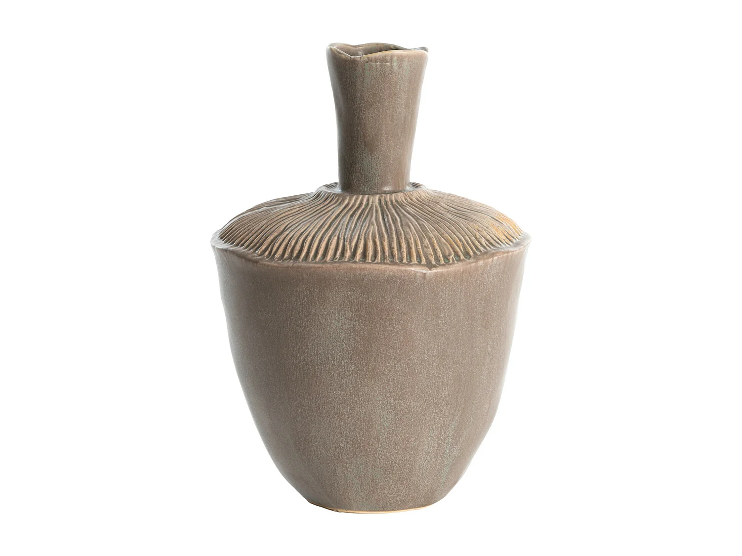 Vase NEIRA - Ø20x29cm - Marron