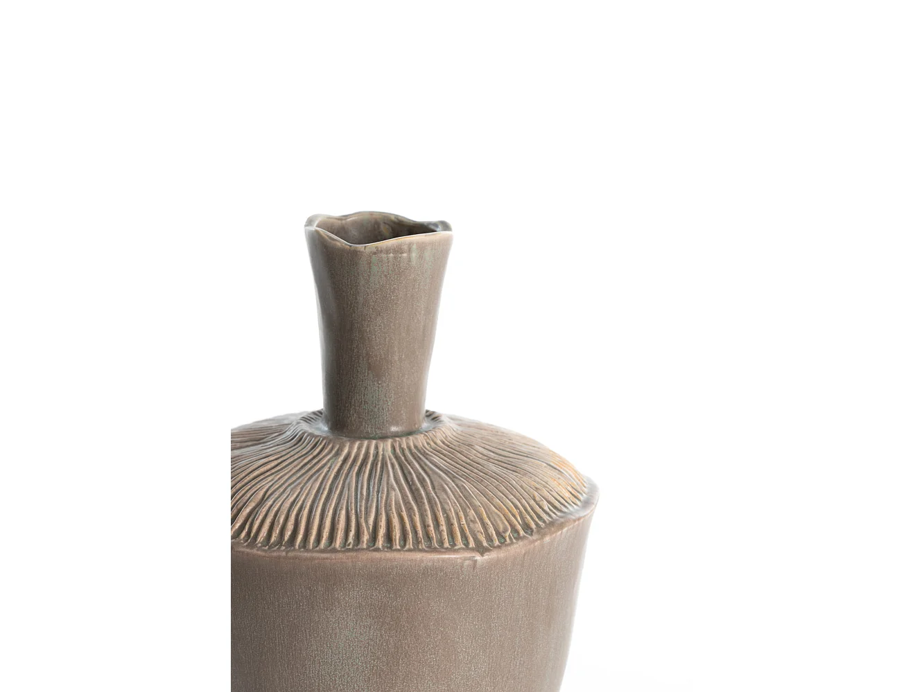 Vase NEIRA - Ø20x29cm - Marron