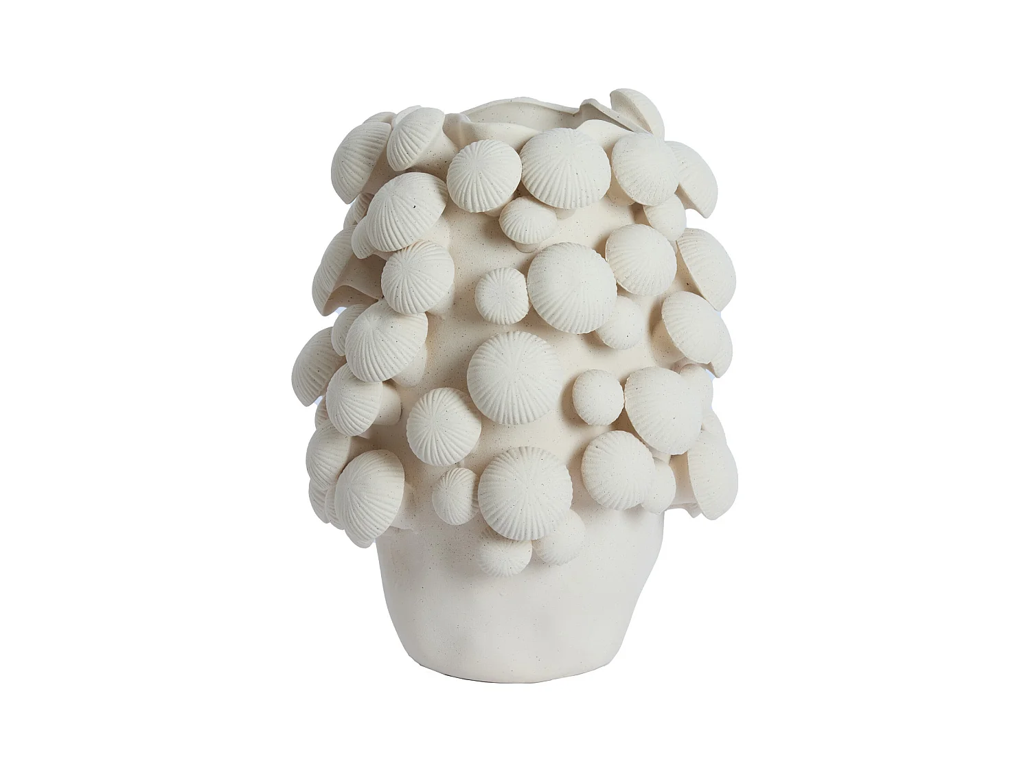 Vase PLENTZIA - Ø33,5x46cm - Blanc