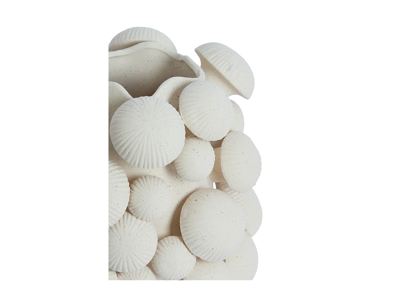 Vase PLENTZIA - Ø33,5x46cm - Blanc