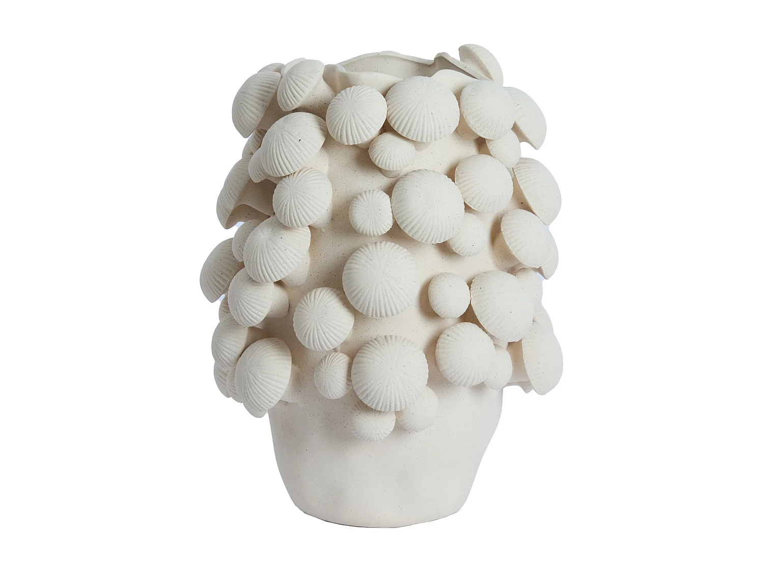 Vase PLENTZIA - Ø33,5x46cm - Blanc