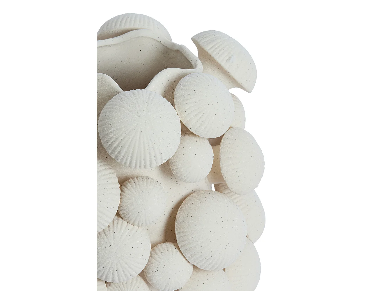 Vase PLENTZIA - Ø33,5x46cm - Blanc