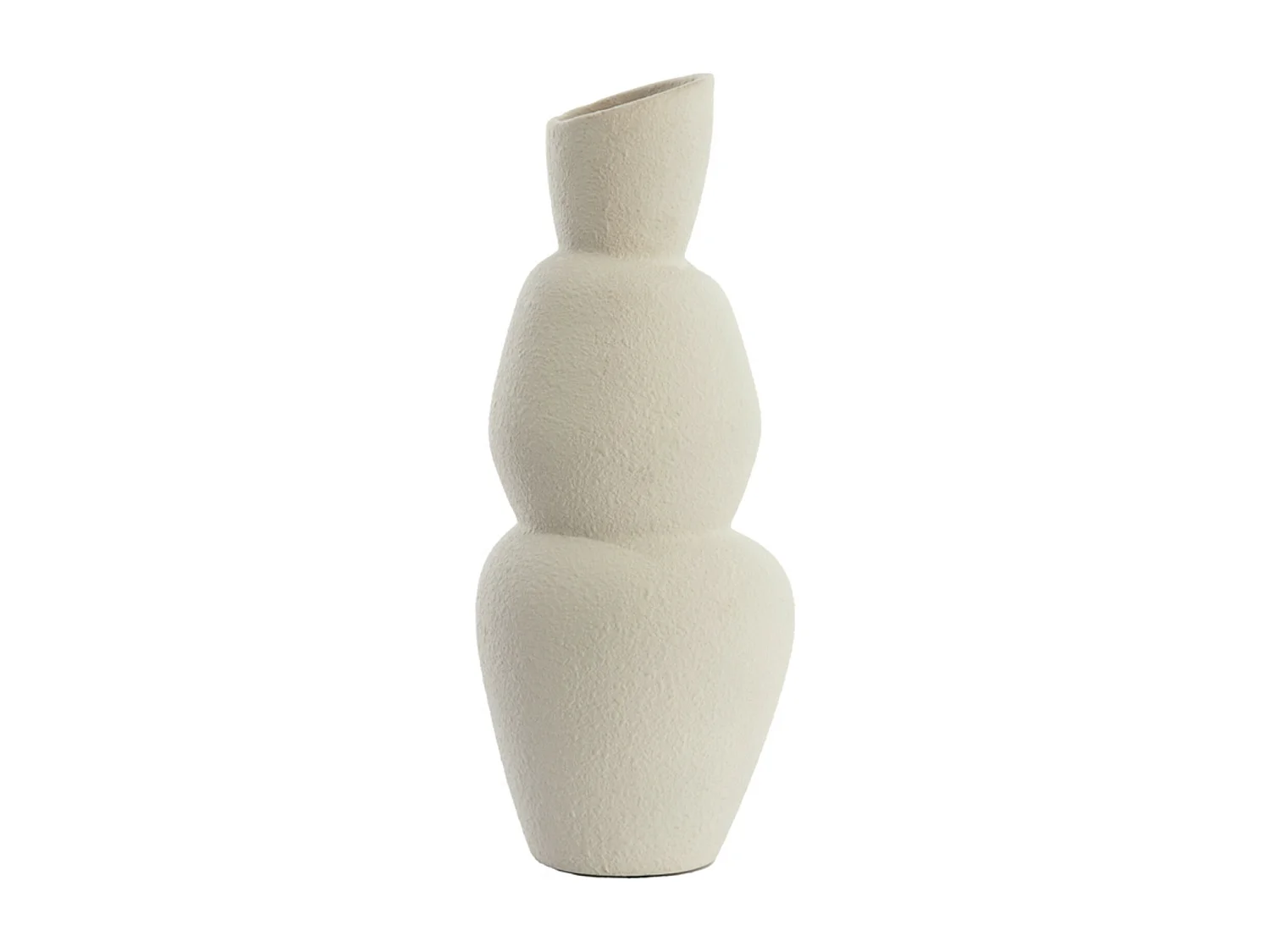 Vase ARAM - Ø19x46,5cm - Blanc