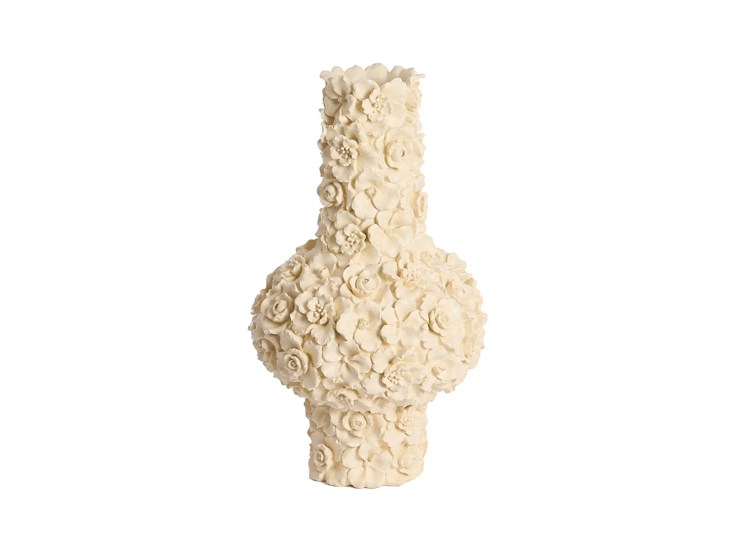 Vase GYULA - Ø27,5x46,5cm - Blanc