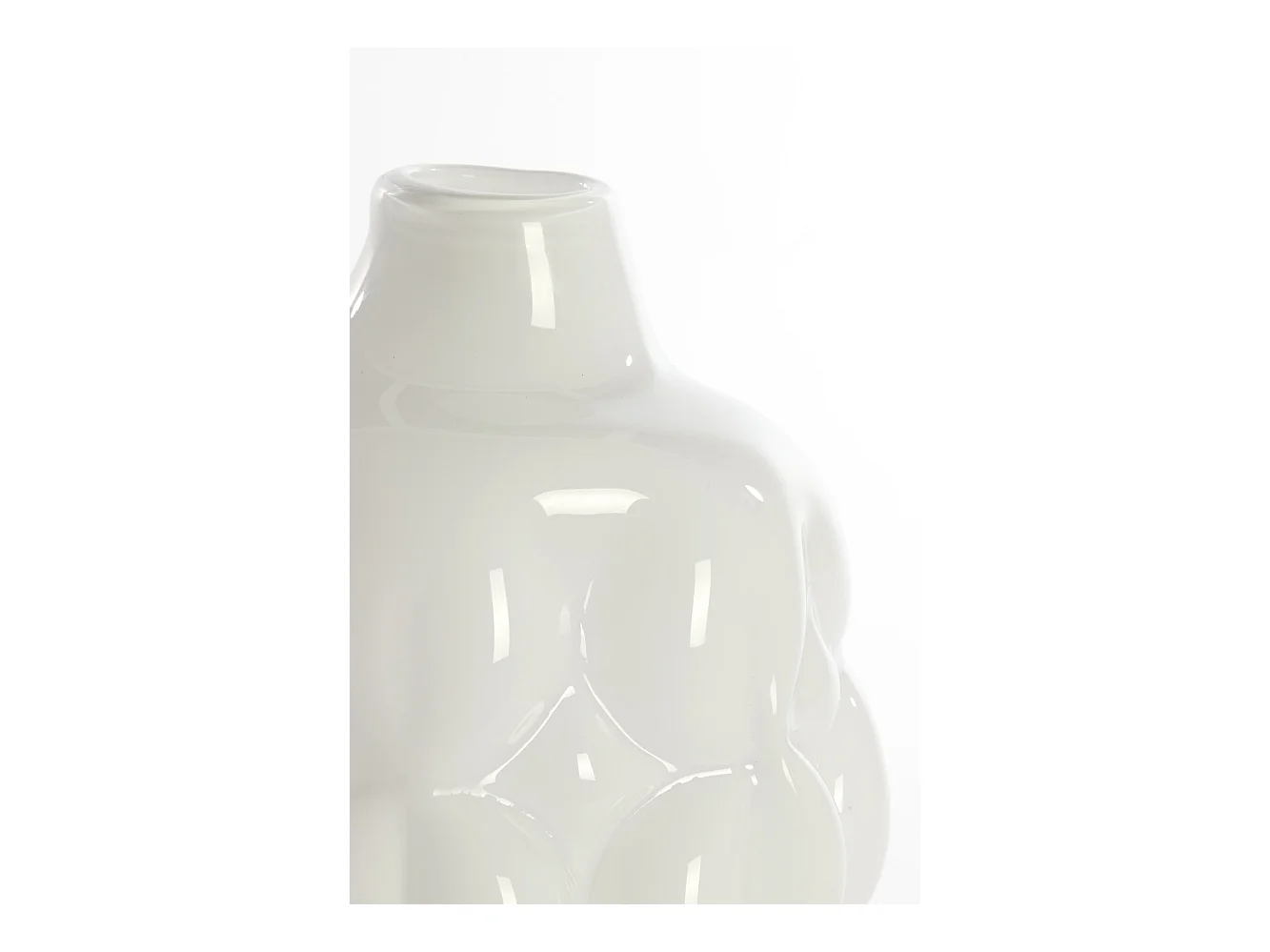 Vase PENYA - Ø29x44cm - Blanc