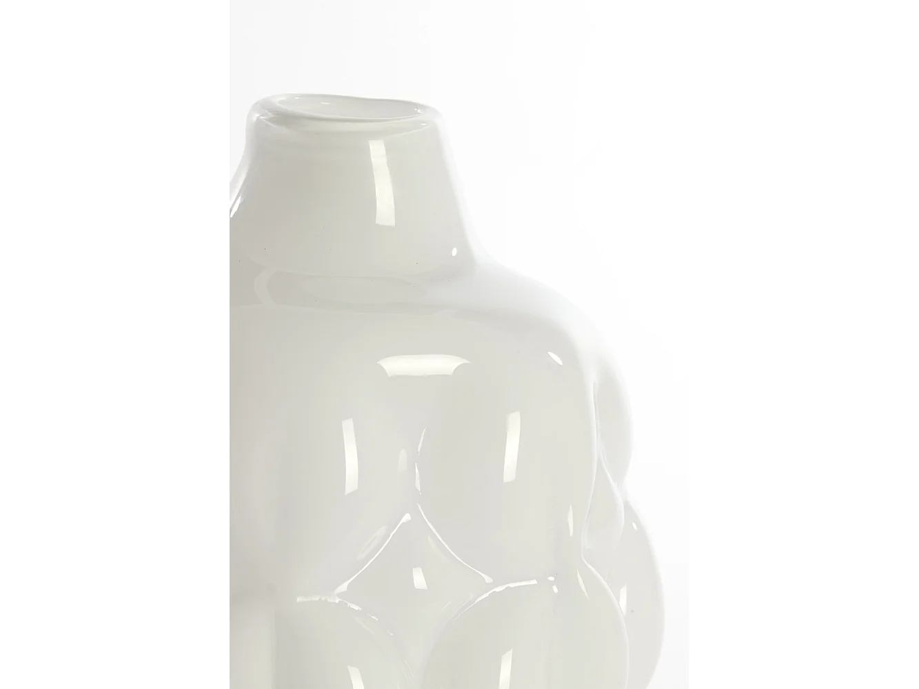 Vase PENYA - Ø29x44cm - Blanc