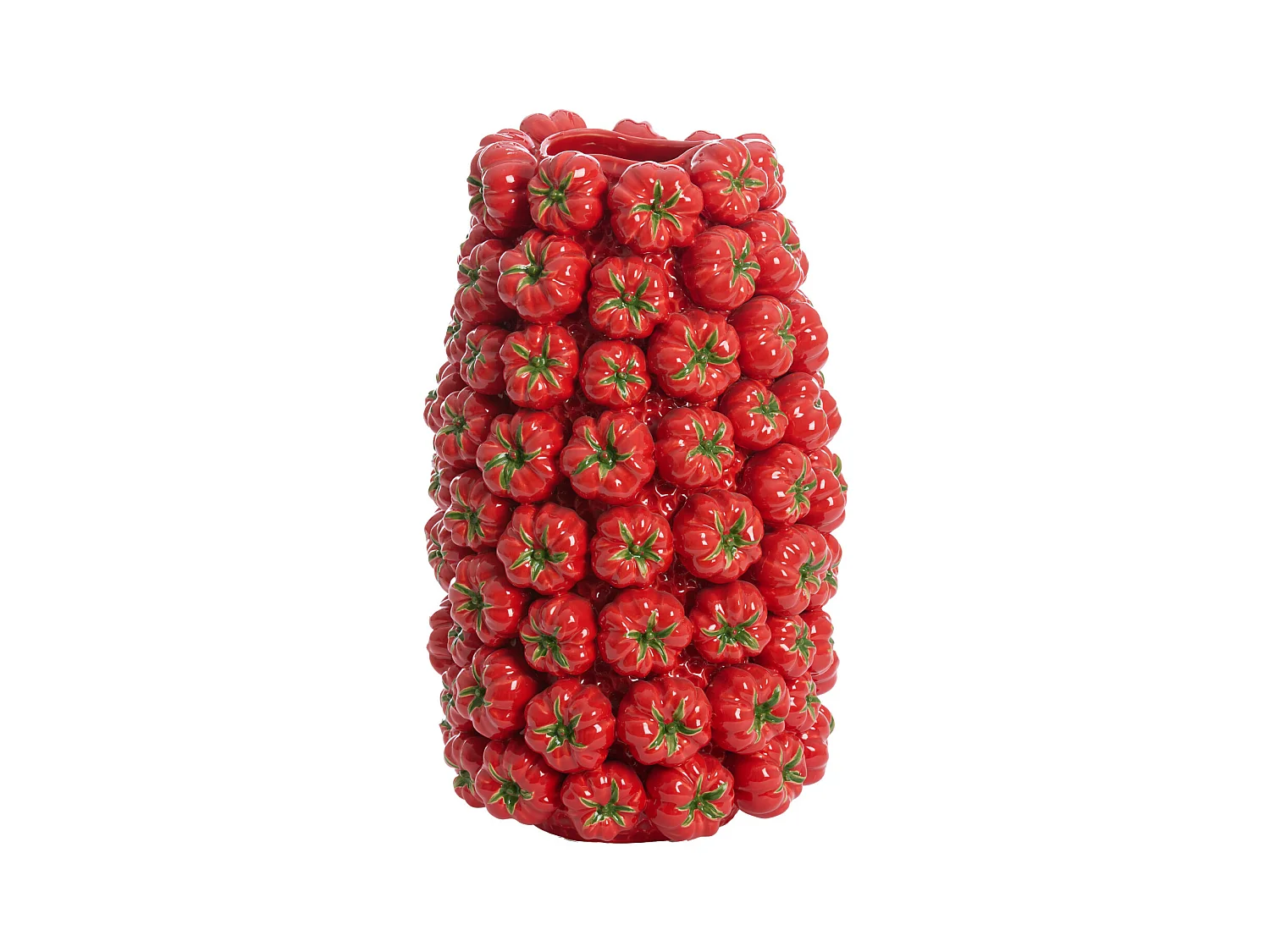 Vase TAMINA - 31,5x30,5x52cm - Rouge