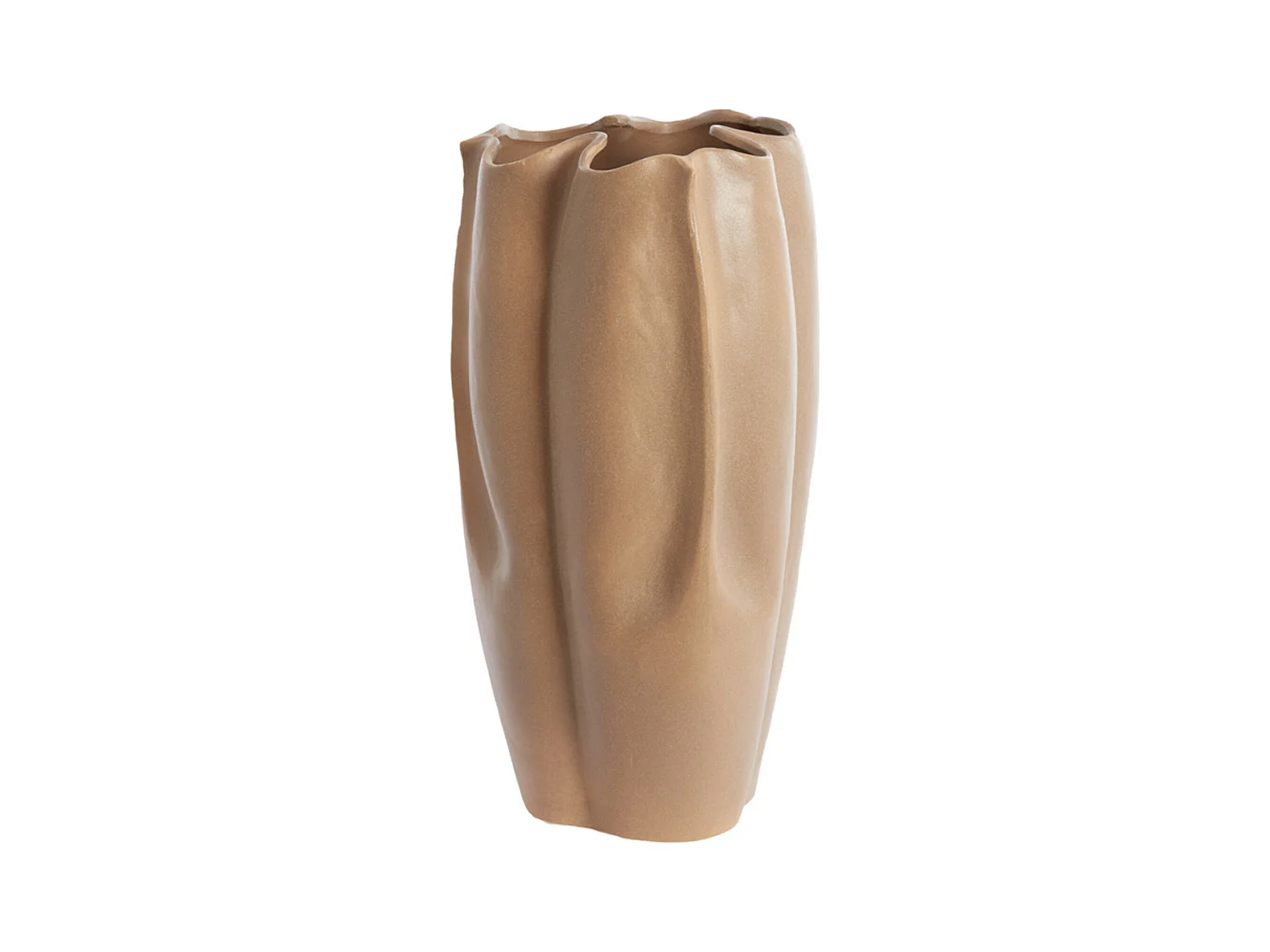 Vase SANGULI - 28x27,5x56cm - Gris