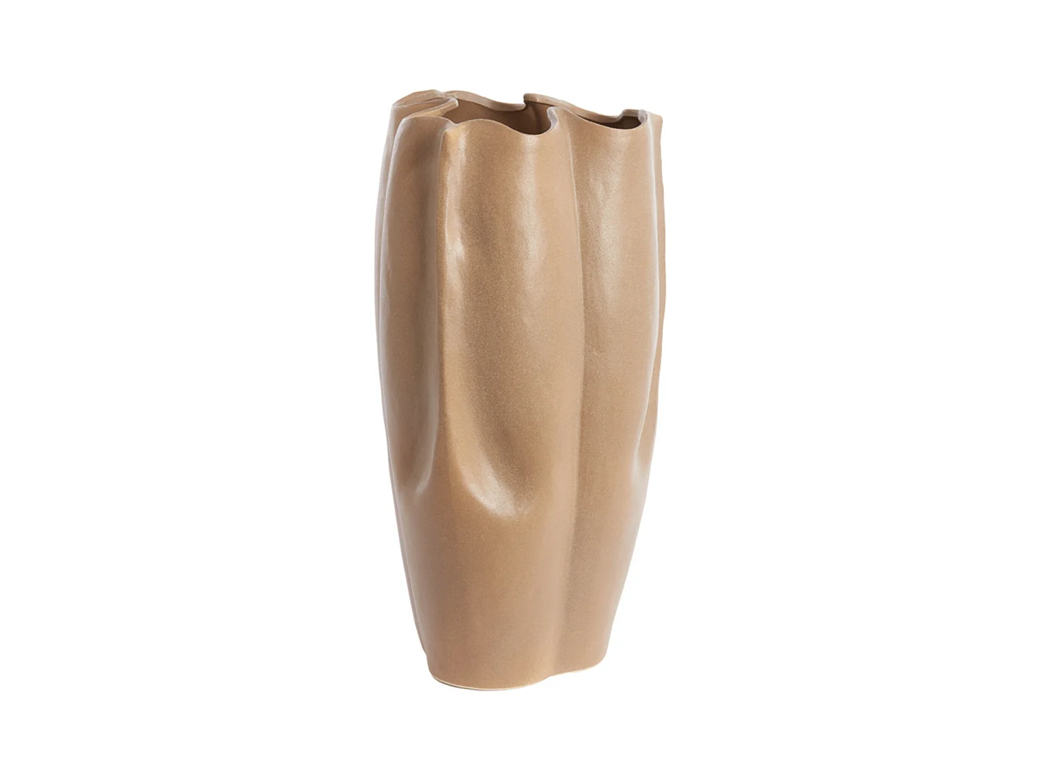 Vase SANGULI - 28x27,5x56cm - Gris