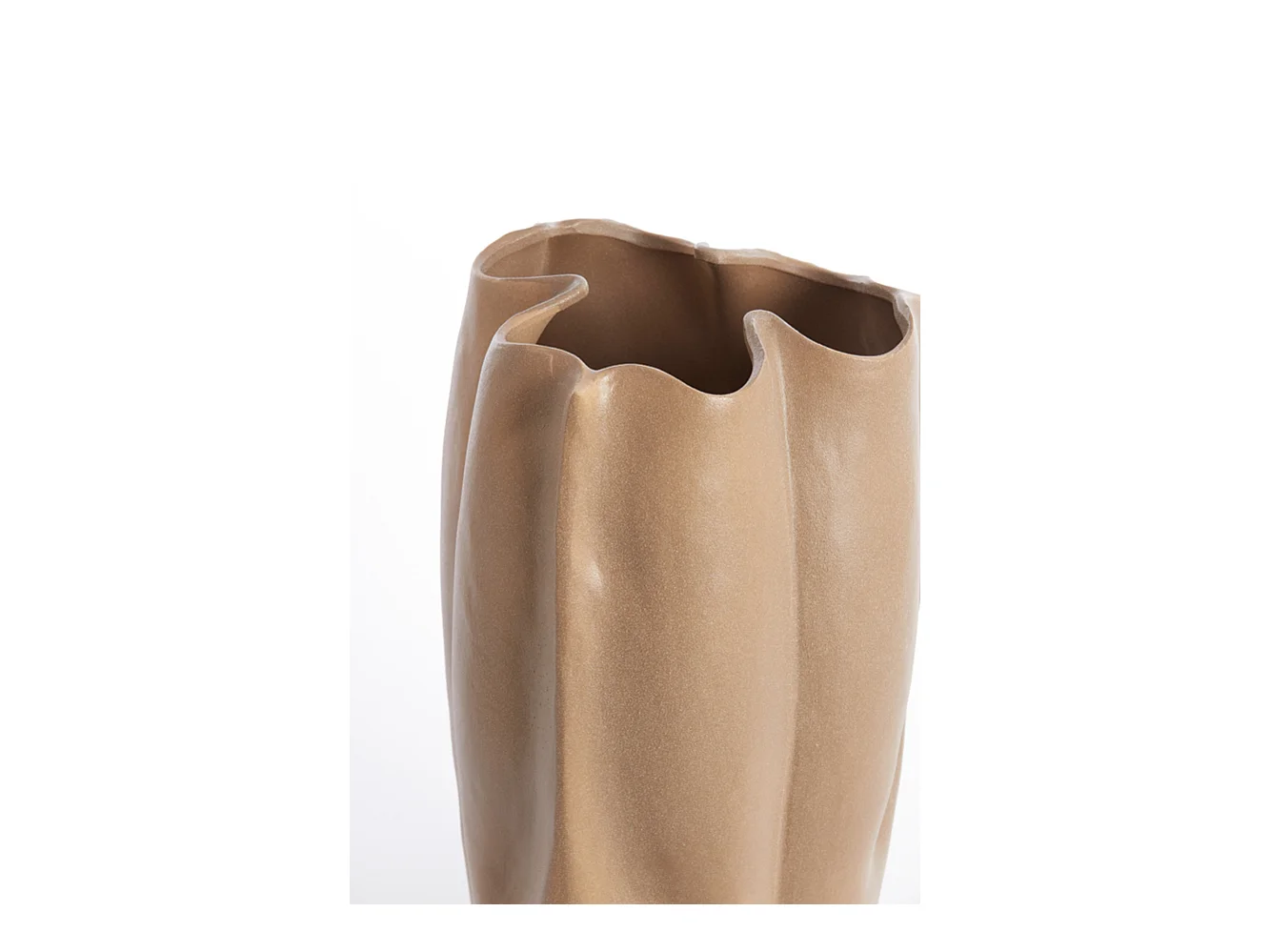Vase SANGULI - 28x27,5x56cm - Gris