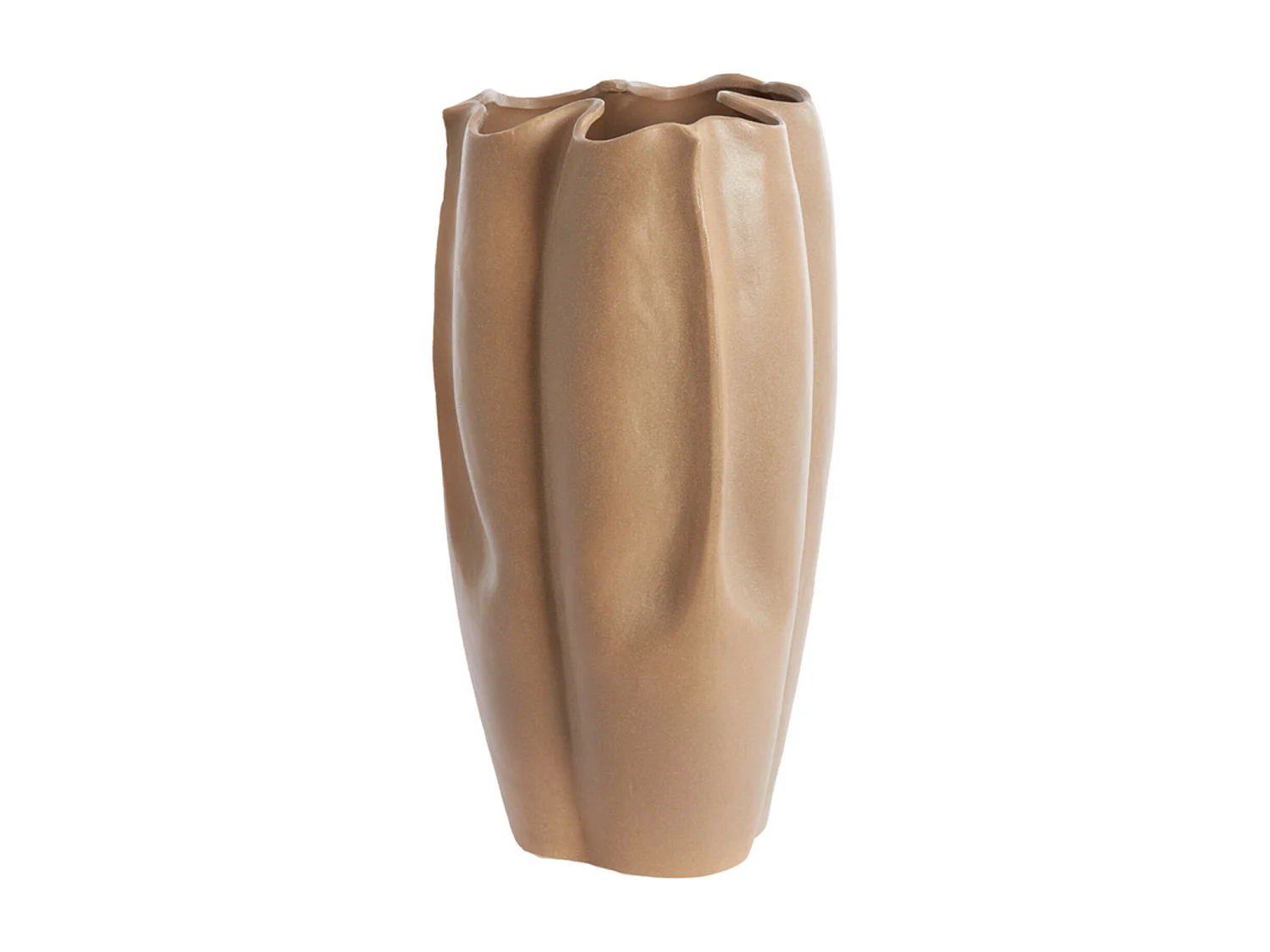 Vase SANGULI - 28x27,5x56cm - Gris