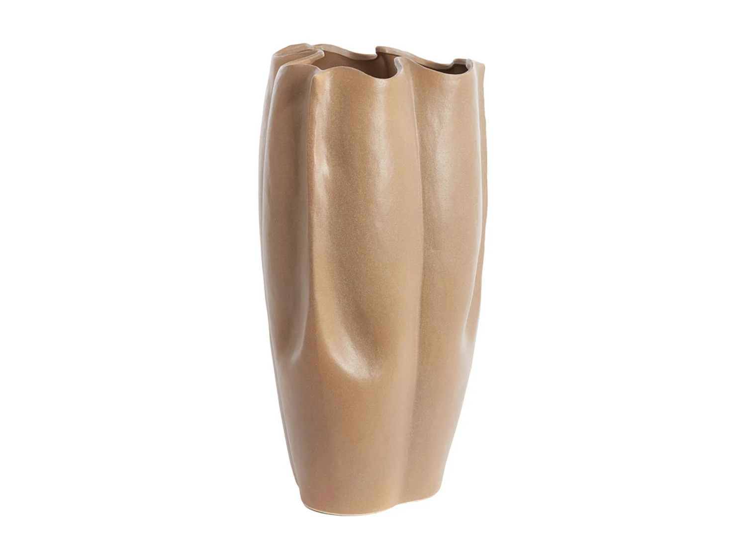 Vase SANGULI - 28x27,5x56cm - Gris