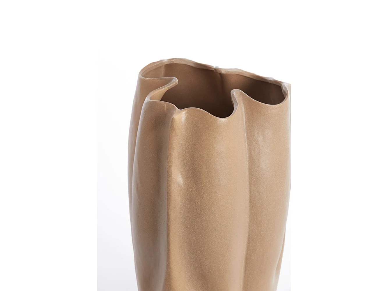 Vase SANGULI - 28x27,5x56cm - Gris