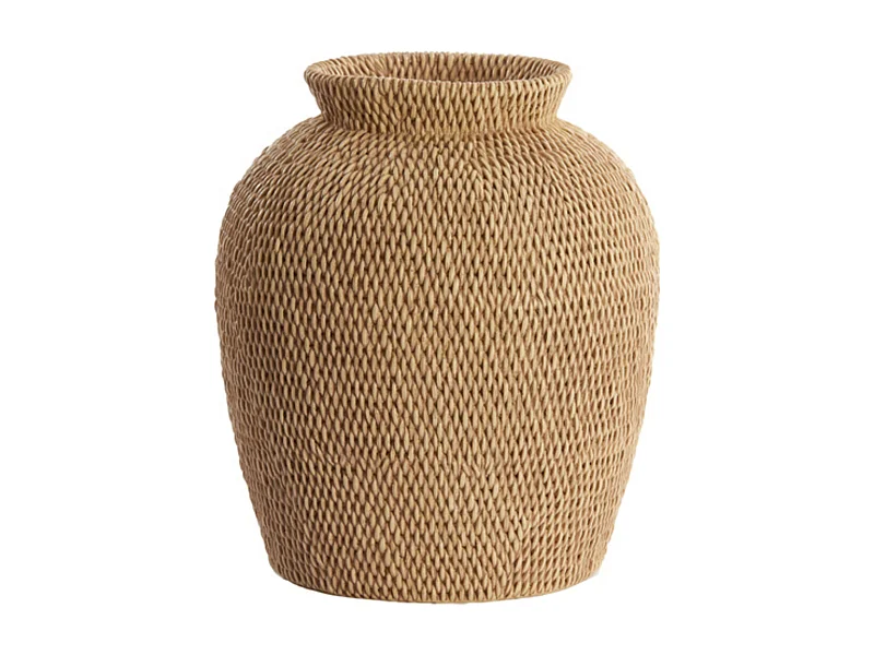 Vase VEDELLA - Ø26x28cm - Marron