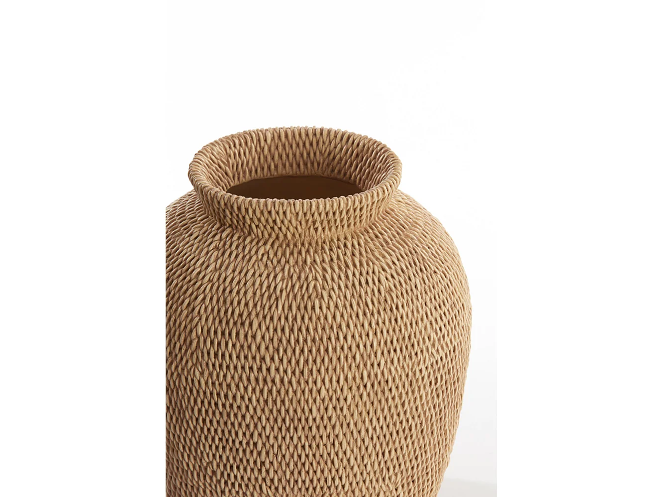 Vase VEDELLA - Ø26x28cm - Marron