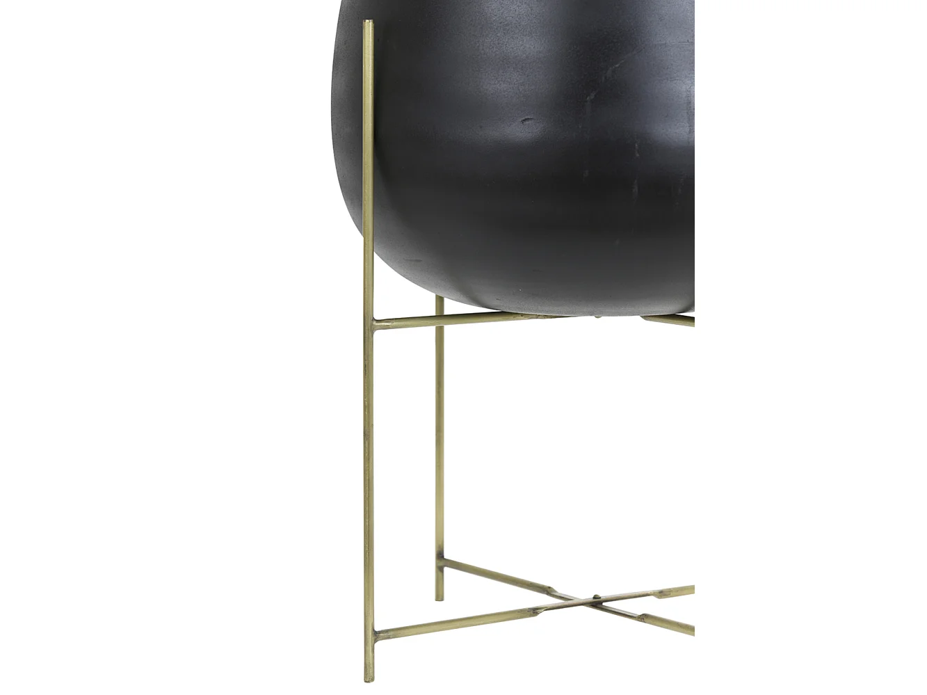 Bloempot BERTENS - Ø50x85cm - Zwart