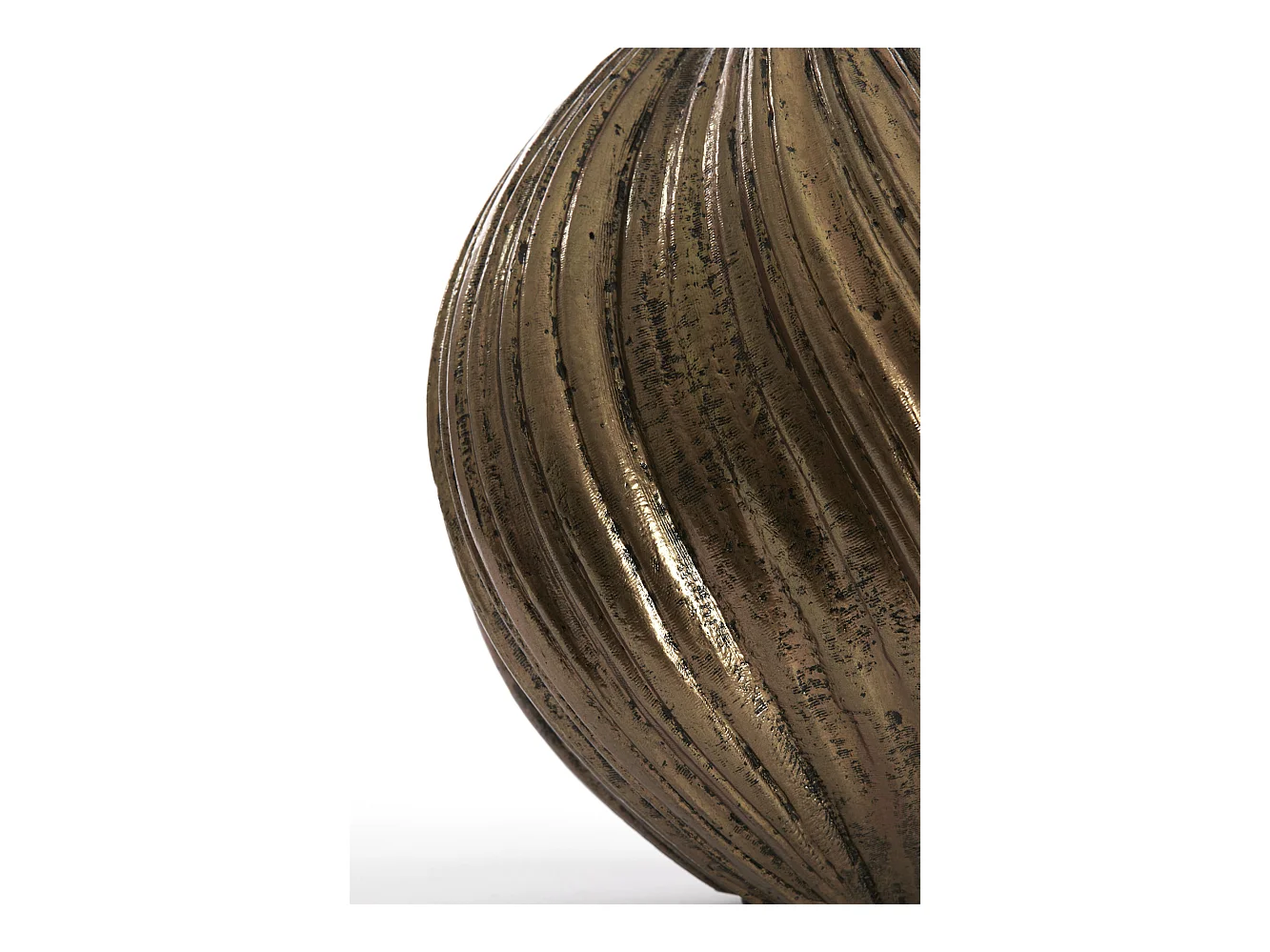 Vase YATUNG - Ø34x32cm - Bronze