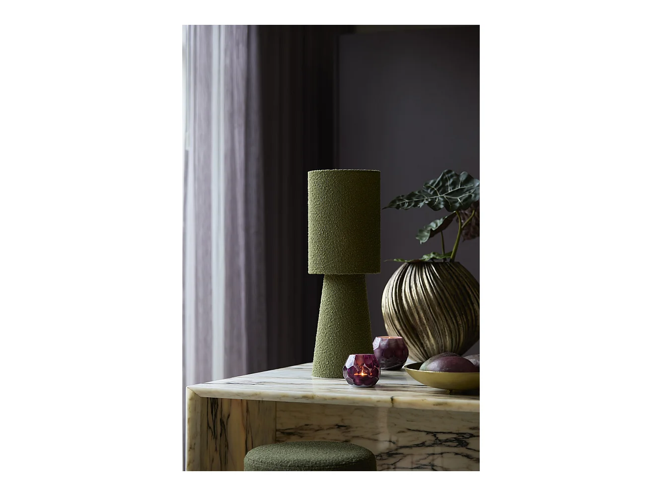 Vase YATUNG - Ø34x32cm - Bronze