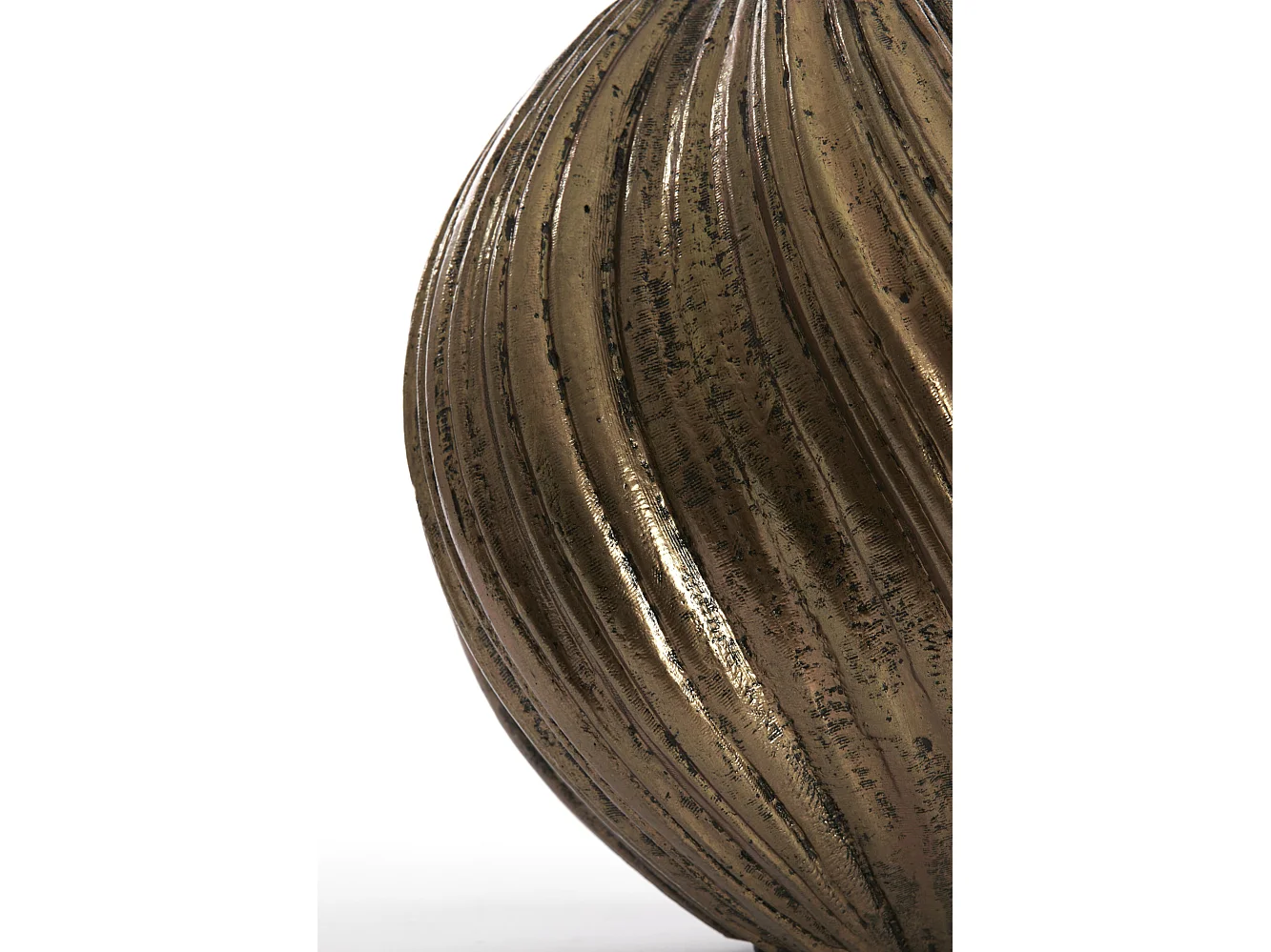 Vase YATUNG - Ø34x32cm - Bronze