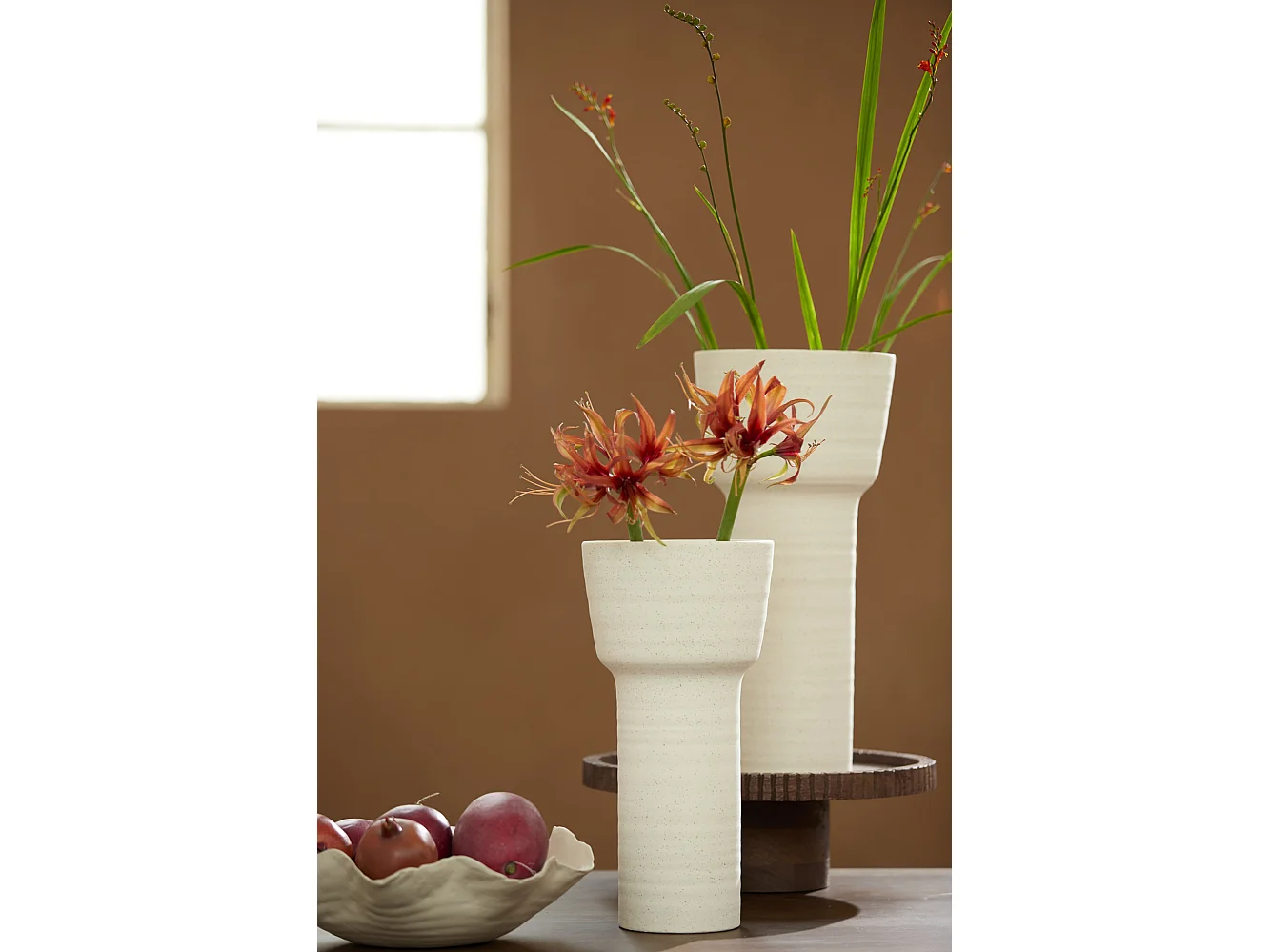 Vaas ALSACIA - Ø19x38cm - Wit