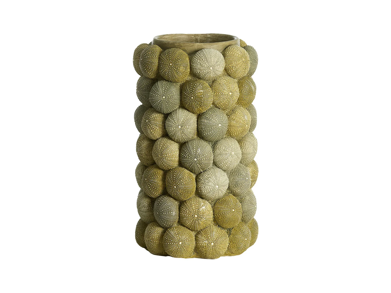 Vase OURSIN - Ø19x32,5cm - Vert