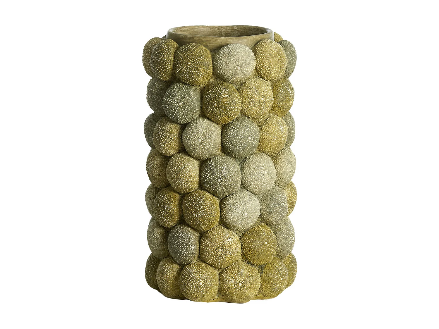 Vase OURSIN - Ø19x32,5cm - Vert