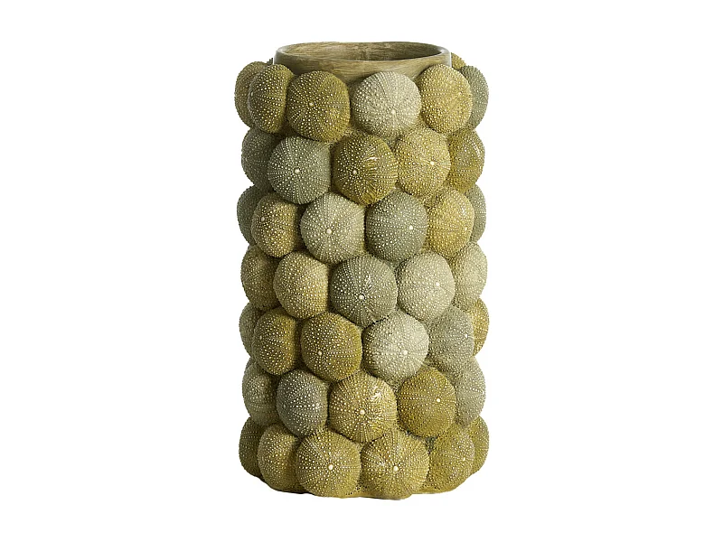 Vase SEEIGEL - Ø19x32,5cm - Grün