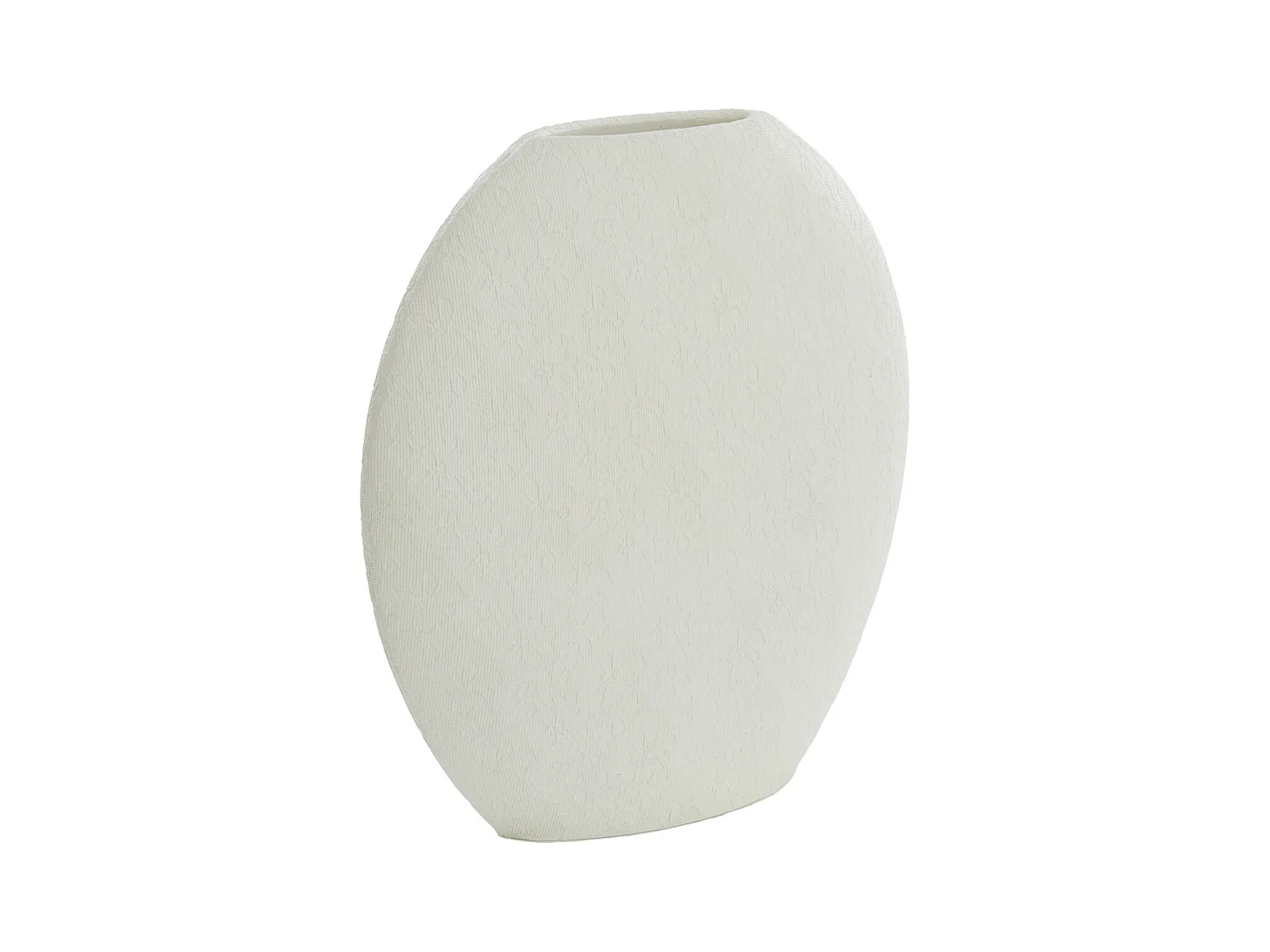 Vase RENDA - 51x14x50cm - Blanc