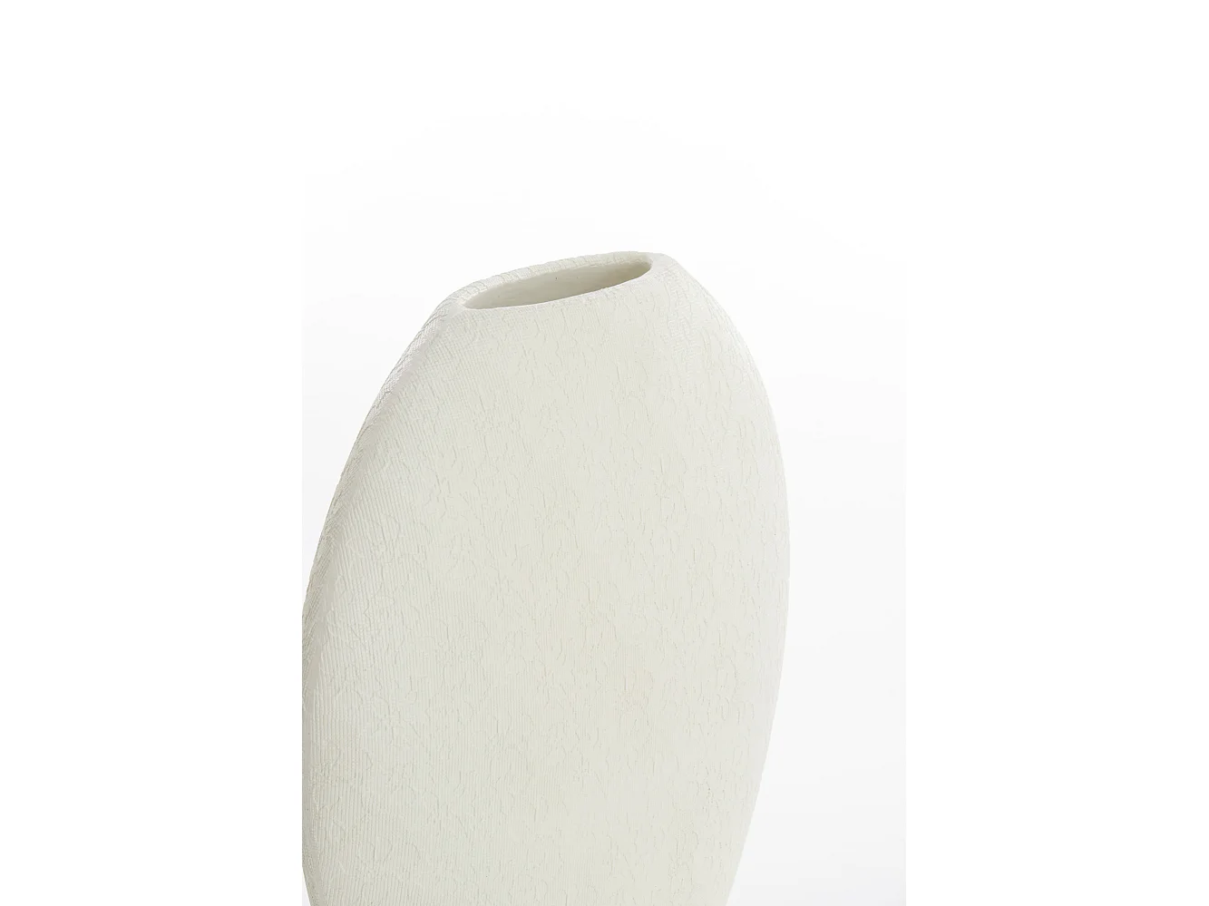 Vase RENDA - 51x14x50cm - Blanc