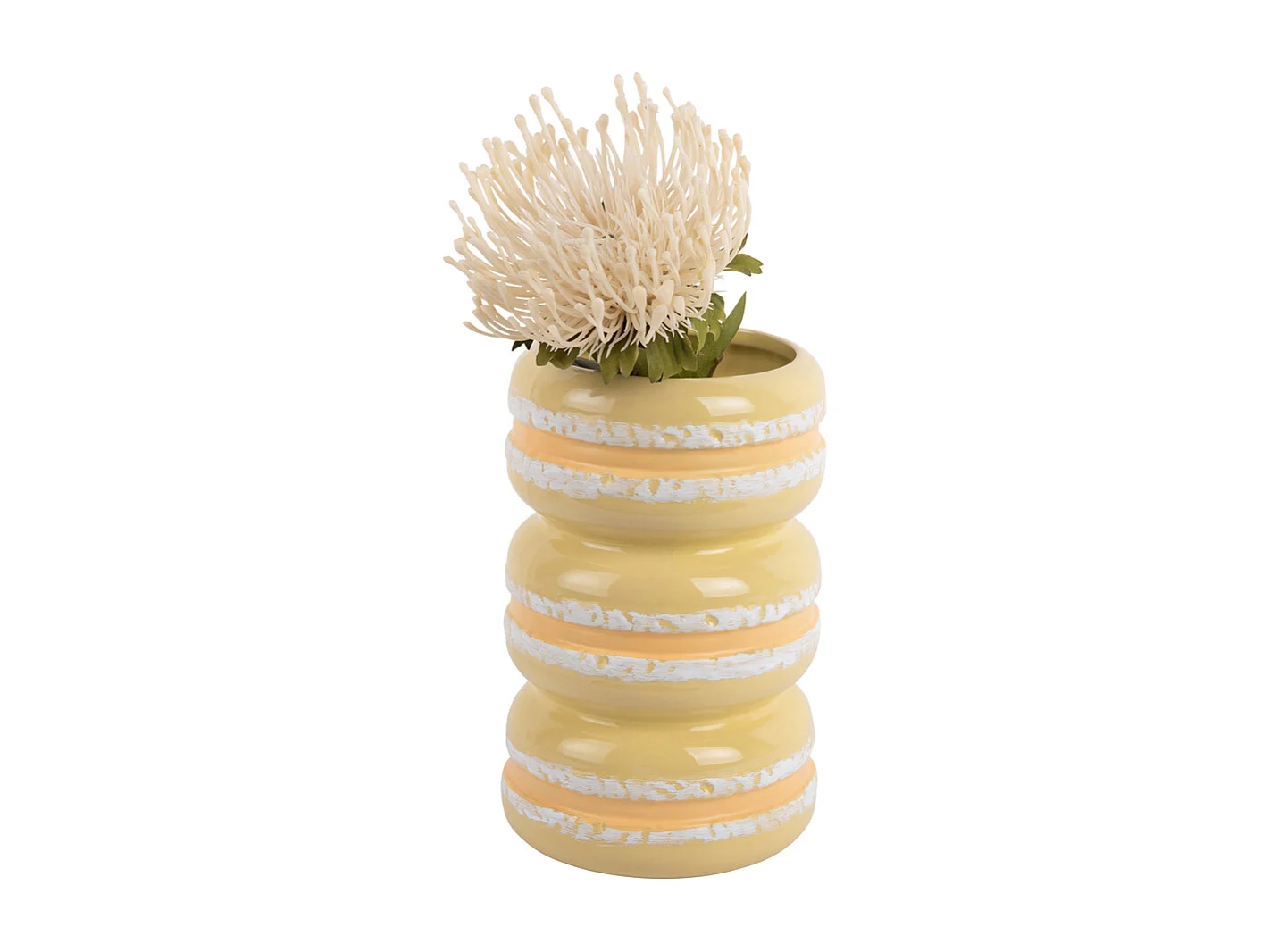 Vase Macaron - Jaune tendre