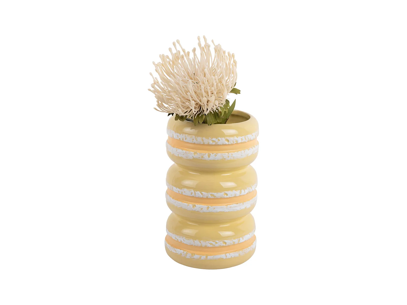 Vase Macaron - Jaune tendre