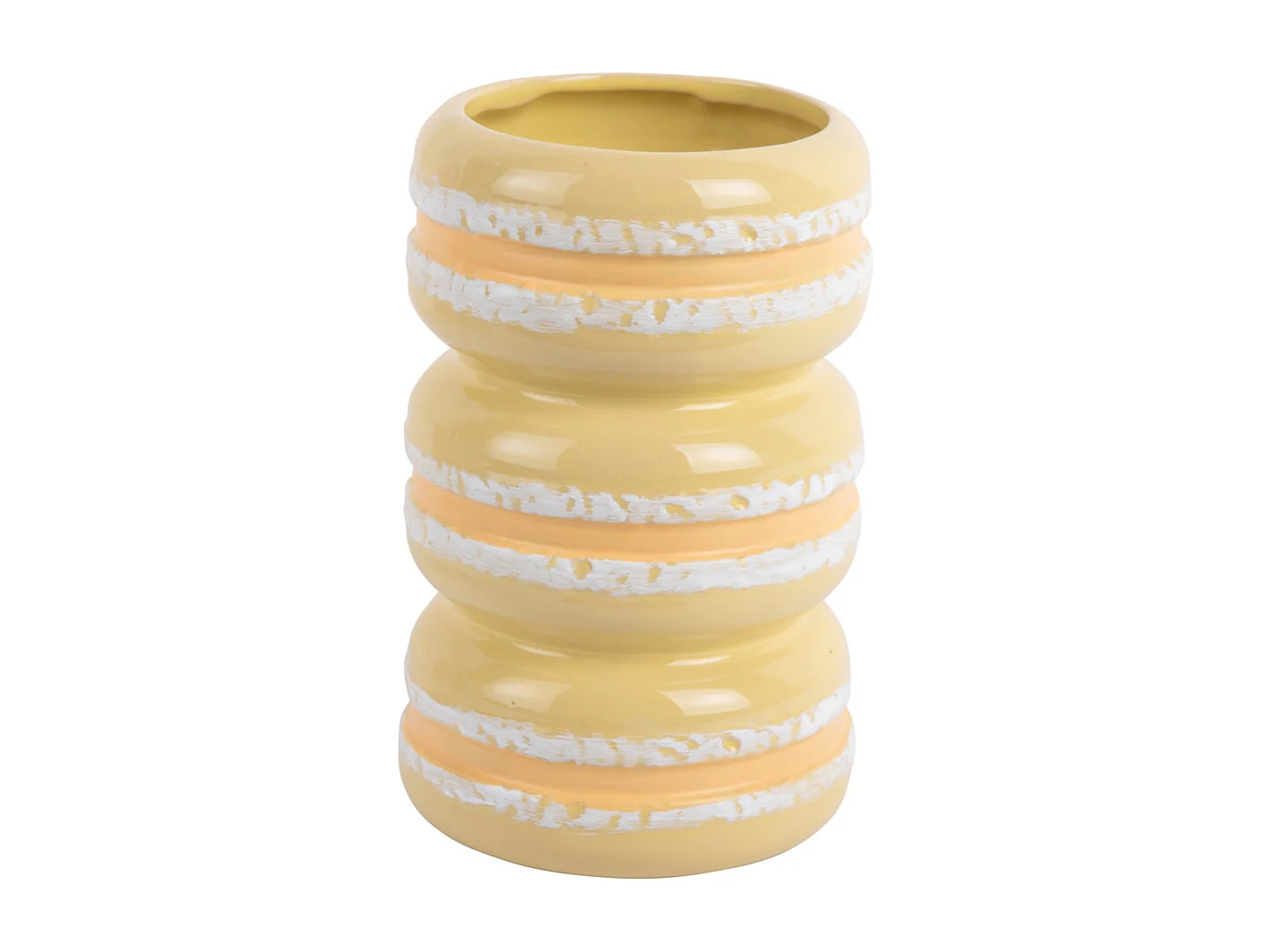 Vase Macaron - Jaune tendre